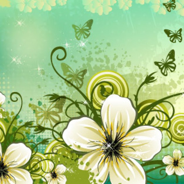 626x626 Flowers Background