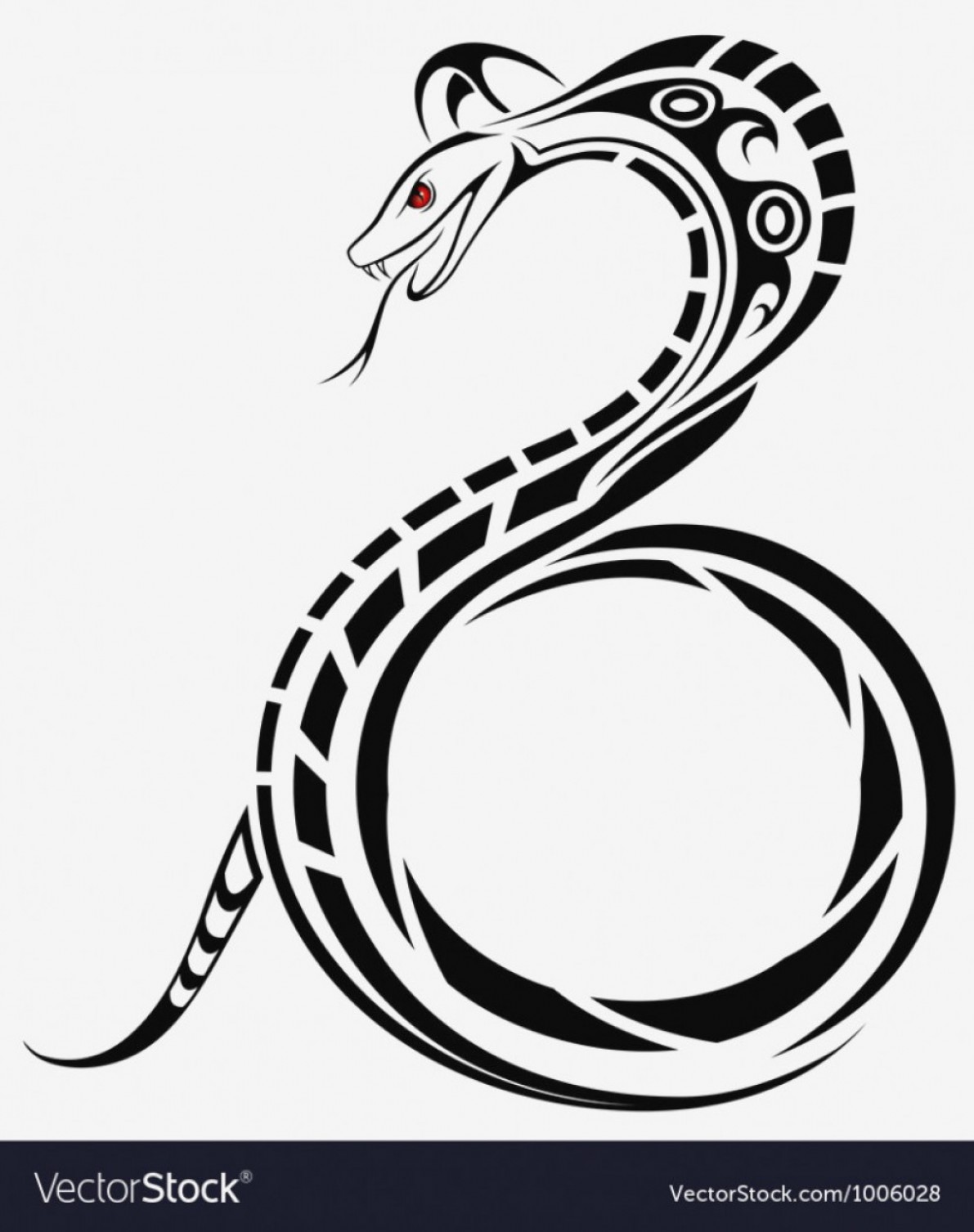 1191x1507 Snake Tribal Tattoo Designs Snake Tribal Tattoo Royalty Free