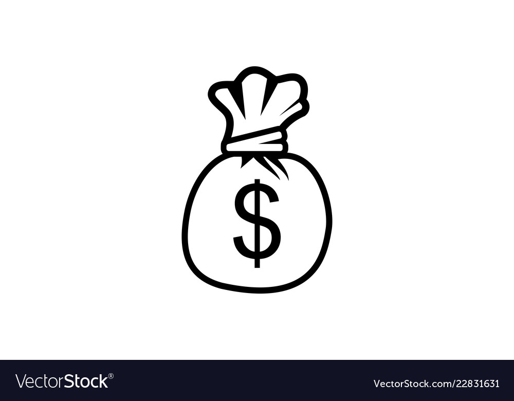 1000x780 Money Logo Money Bag Logo Royalty Free Vector Image Vectorstock