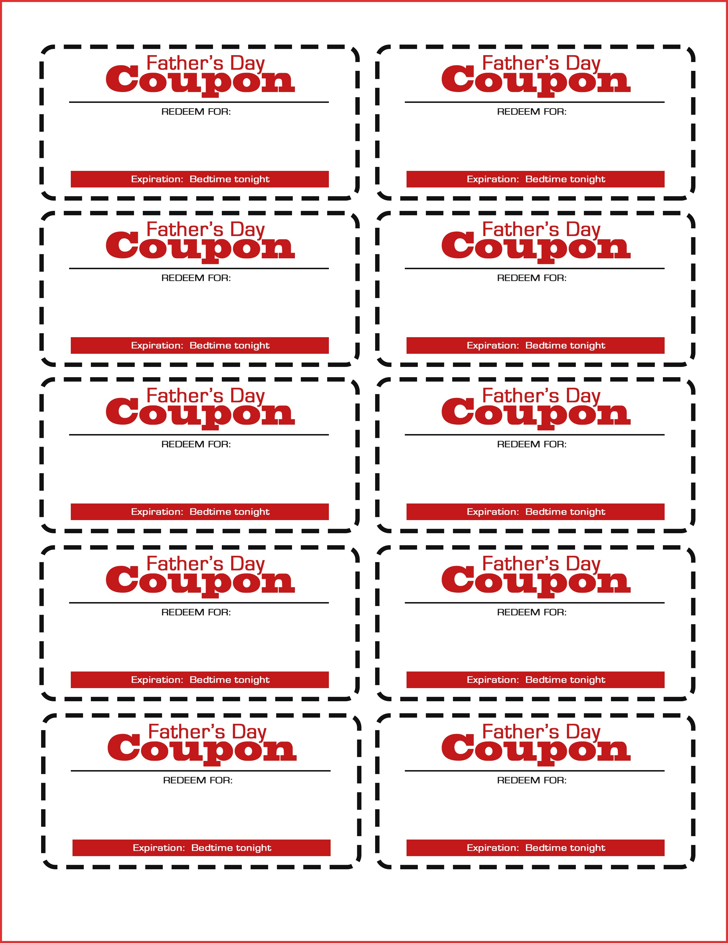 Business Coupon Template 2550x3300 Business Coupon Template