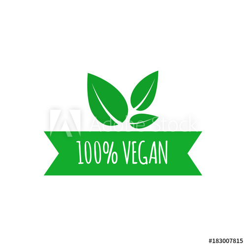 Vegan Food Icon Vector Elements For Labels, Logos, Badges 500x500 Vegan Food Icon Vector Elements For Labels, Logos, Badges
