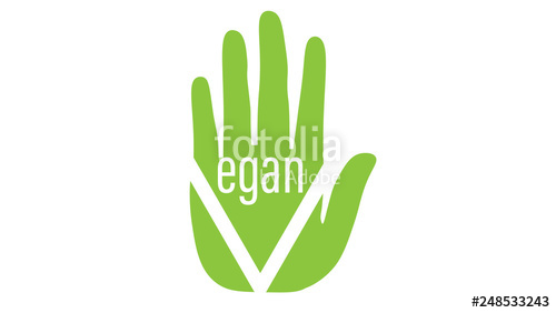 Vegan Icon Vegan Logo Vector Design Stock Image And Royalty Free 500x282 Vegan Icon Vegan Logo Vector Design Stock Image And Royalty Free