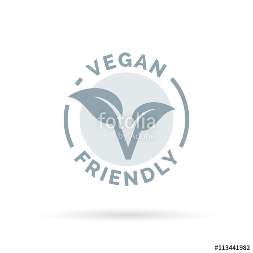 Vektor Vegan Friendly Icon Design Vegan Concept Sign Vegan Leaf 500x500 Vektor Vegan Friendly Icon Design Vegan Concept Sign Vegan Leaf