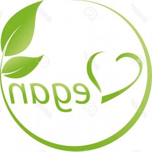 Photostock Vector Vegetarian Symbol With Scrolling Vegan Heart 300x300 Photostock Vector Vegetarian Symbol With Scrolling Vegan Heart