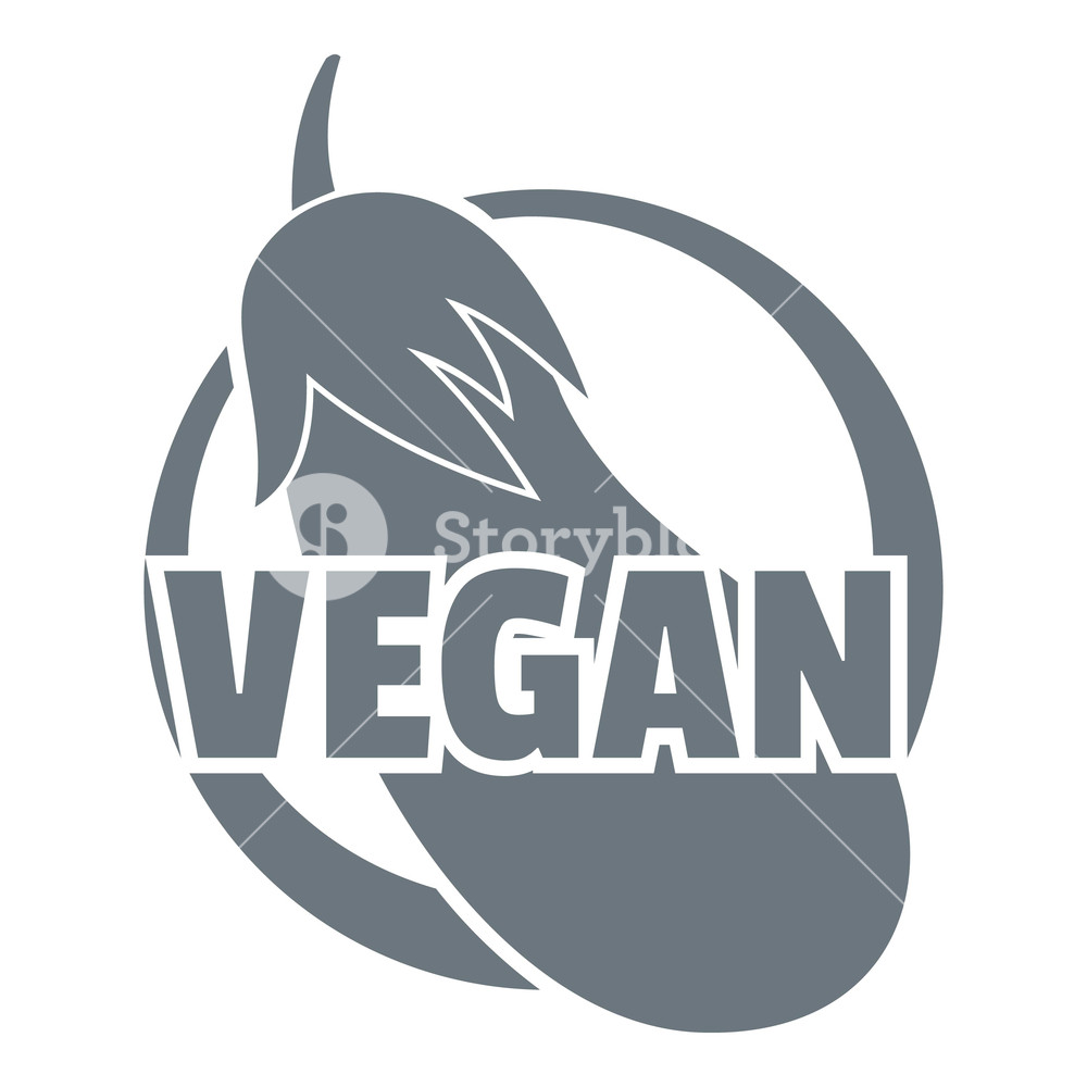 Vegan Logo Simple Illustration Of Vegan Vector Logo For Web 1000x1000 Vegan Logo Simple Illustration Of Vegan Vector Logo For Web