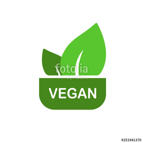 Vegan Vector Badge, Bio Eco Sign, Natural Nutrition Vegetarian 500x500 Vegan Vector Badge, Bio Eco Sign, Natural Nutrition Vegetarian