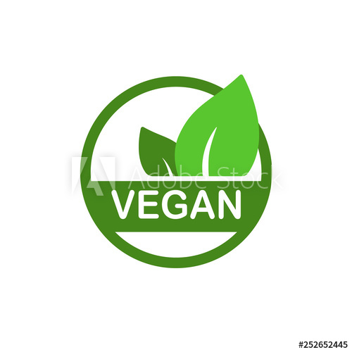 Vegan Vector Icon, Bio Eco Sign, Natural Nutrition Vegetarian 500x500 Vegan Vector Icon, Bio Eco Sign, Natural Nutrition Vegetarian