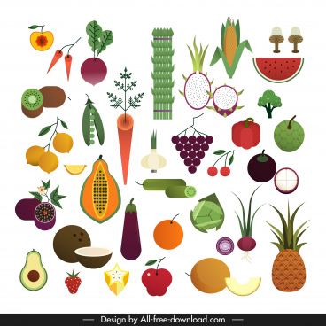 Vegetarian Food Free Vector Download 368x368 Vegetarian Food Free Vector Download