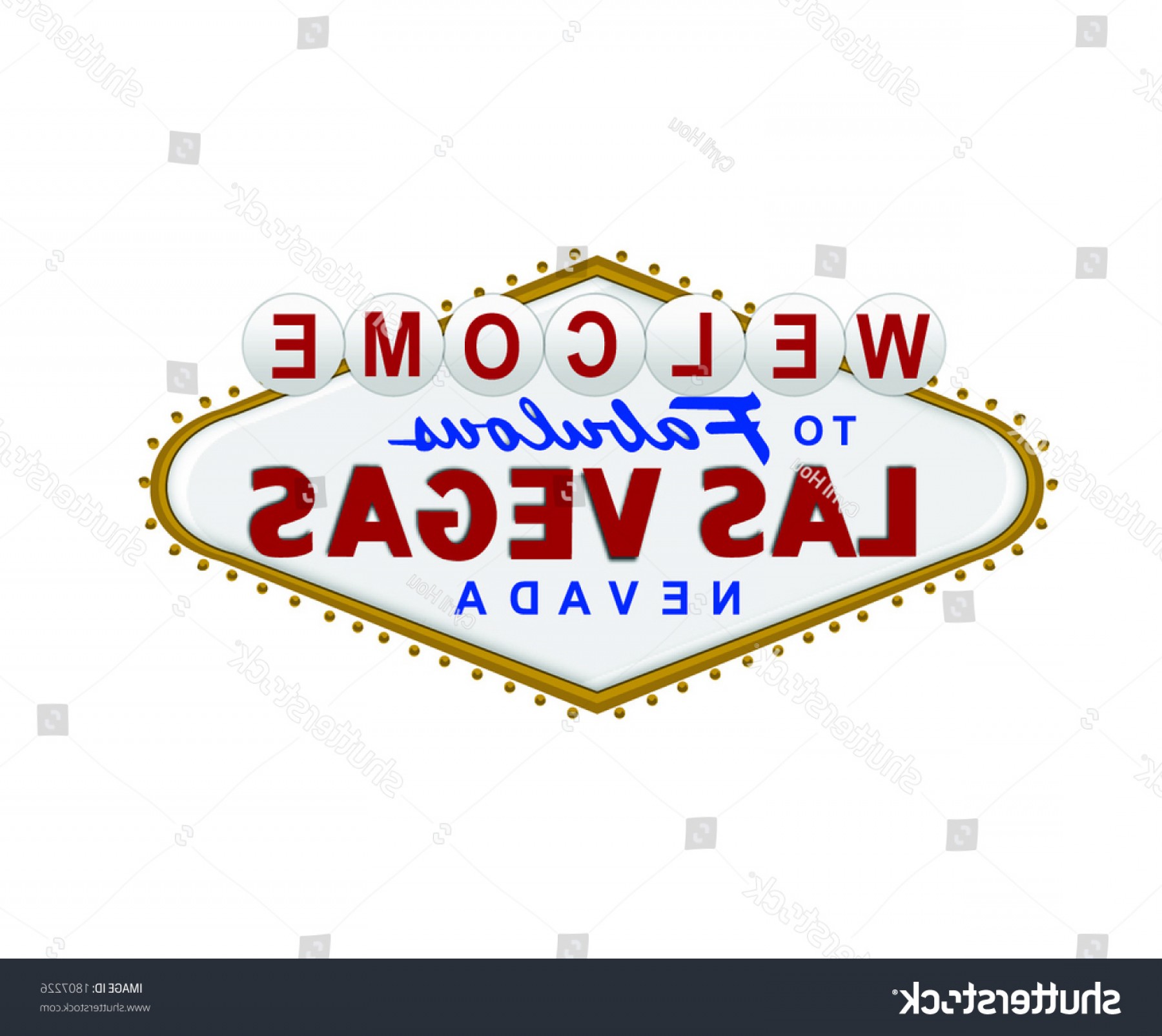 1800x1605 Welcome Las Vegas Sign Vector Hoodamathrun