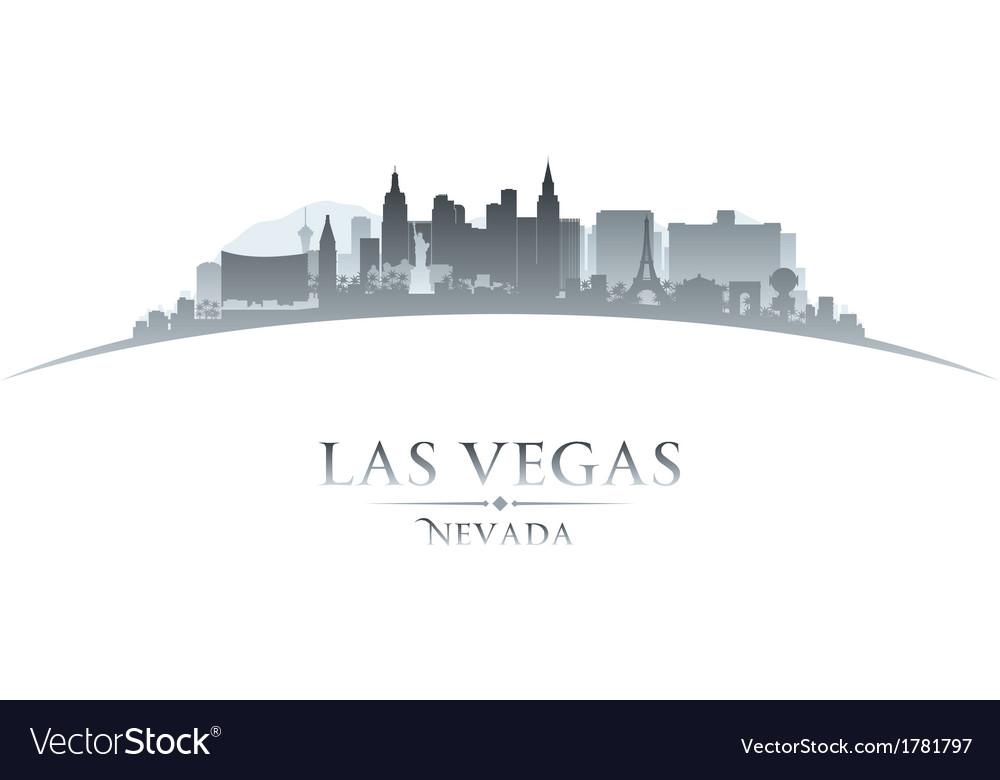 1000x780 Huge Collection Of 'las Vegas Skyline Silhouette Vector' Download