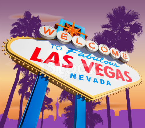 498x440 Las Vegas Vector Illustration Stock Vector