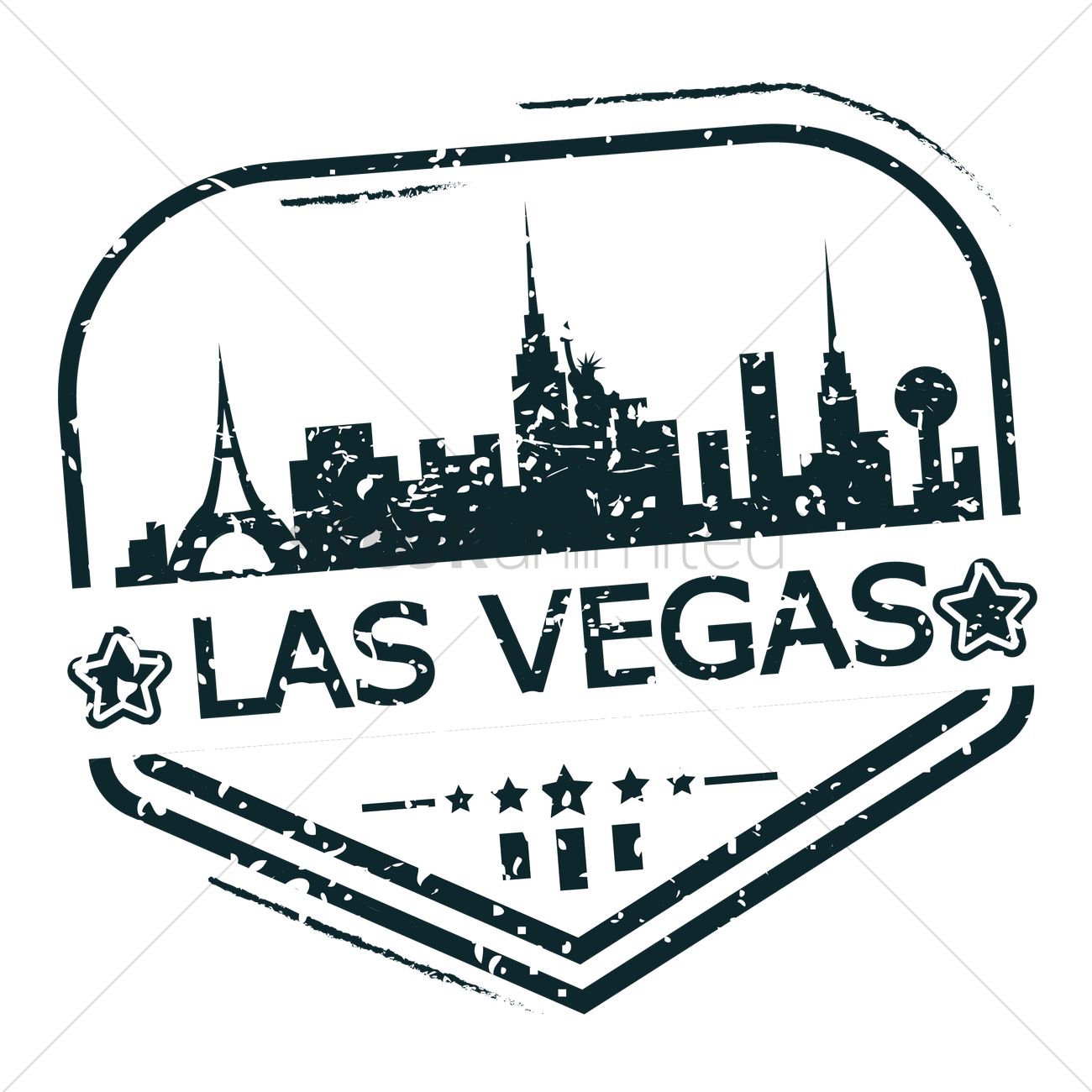 1300x1300 Las Vegas Stamp Vector Image