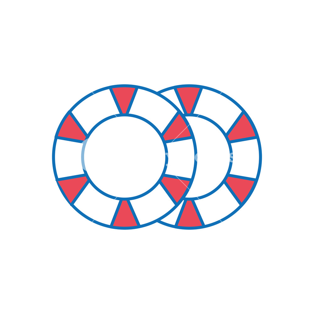 1000x1000 Chips Of Las Vegas Casino And Game Theme Isolated Design Vector