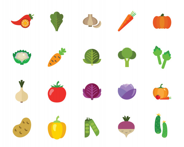 626x500 Vegetables Icon Set Vector Free Download