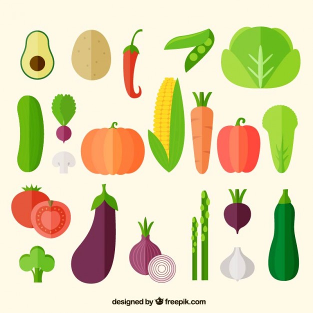 626x626 Vegetables Icons Collection Vector Free Download