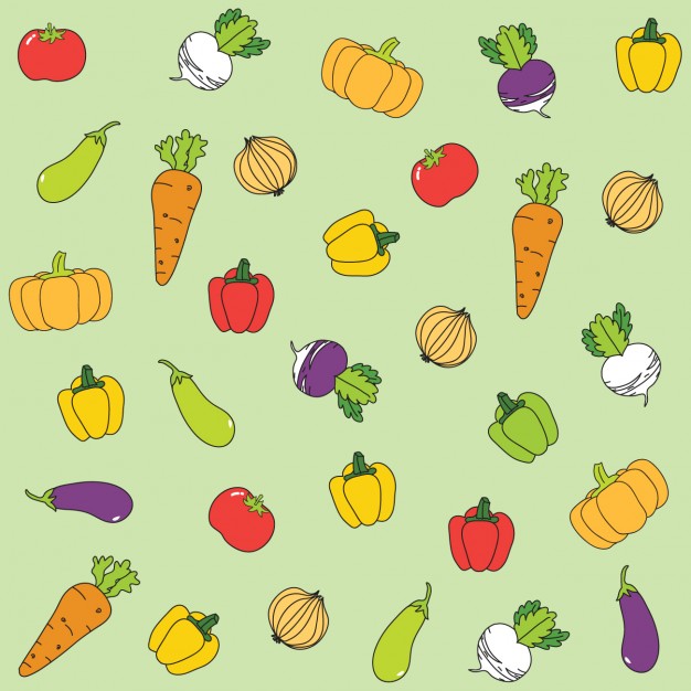 Vegetables Background Vector At Vectorified.com 