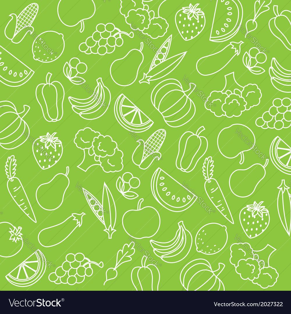 1000x1080 Background Fruits And Vegetables Royalty Free Vector Image Info