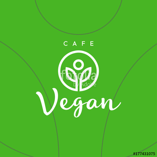 500x500 Vector Logo Design Template For Organic And Vegetarian Food Stores