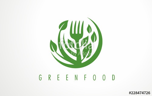 500x317 Logo For Healthy Organic Food Fresh Vegetables Meal Vegetarian