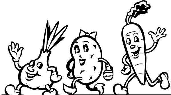 600x335 Veggies Vector Free Vector Download