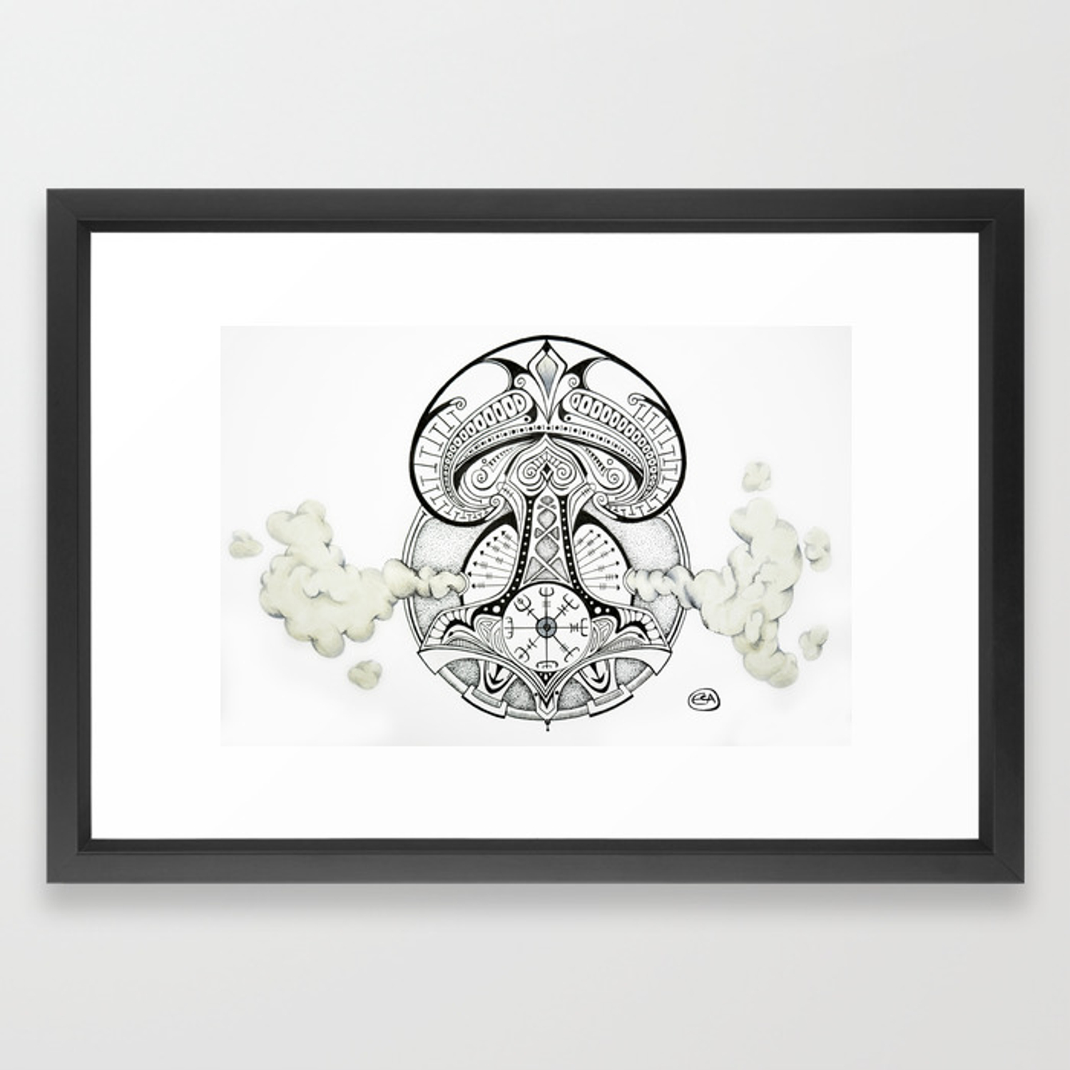 1500x1500 Viking Symbols Montage