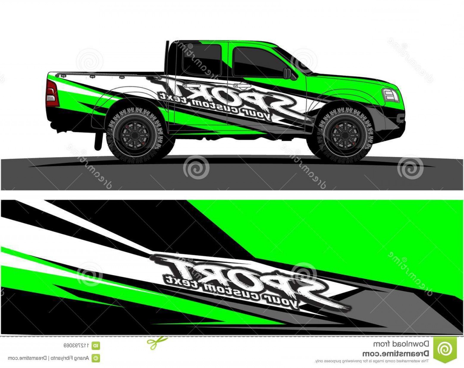 1560x1240 Truck Graphic Background Livery Kit Vector Vehicle Vinyl Wrap