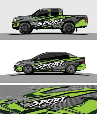382x450 Vector Of Car Livery Graphic Vector