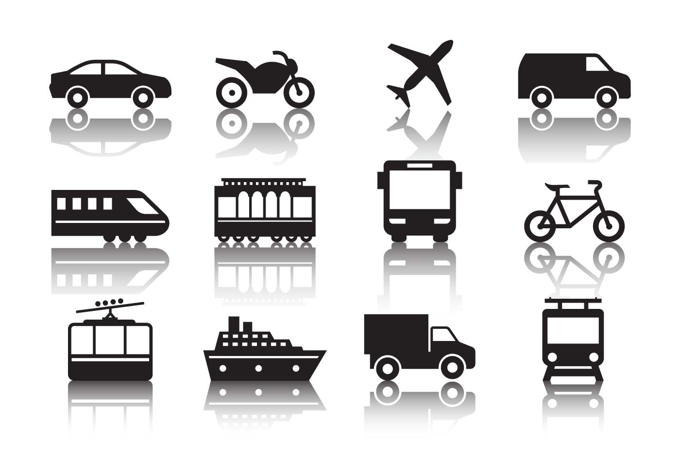 1400x980 Transportation Free Vector Art