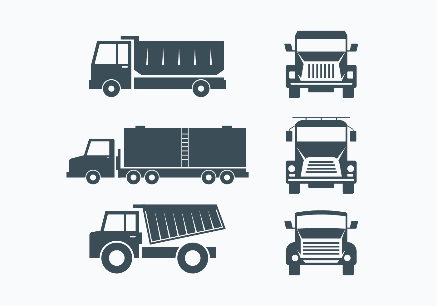 1400x980 Truck Free Vector Art