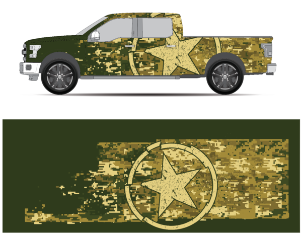 600x469 Vector Vehicle Wrap Design