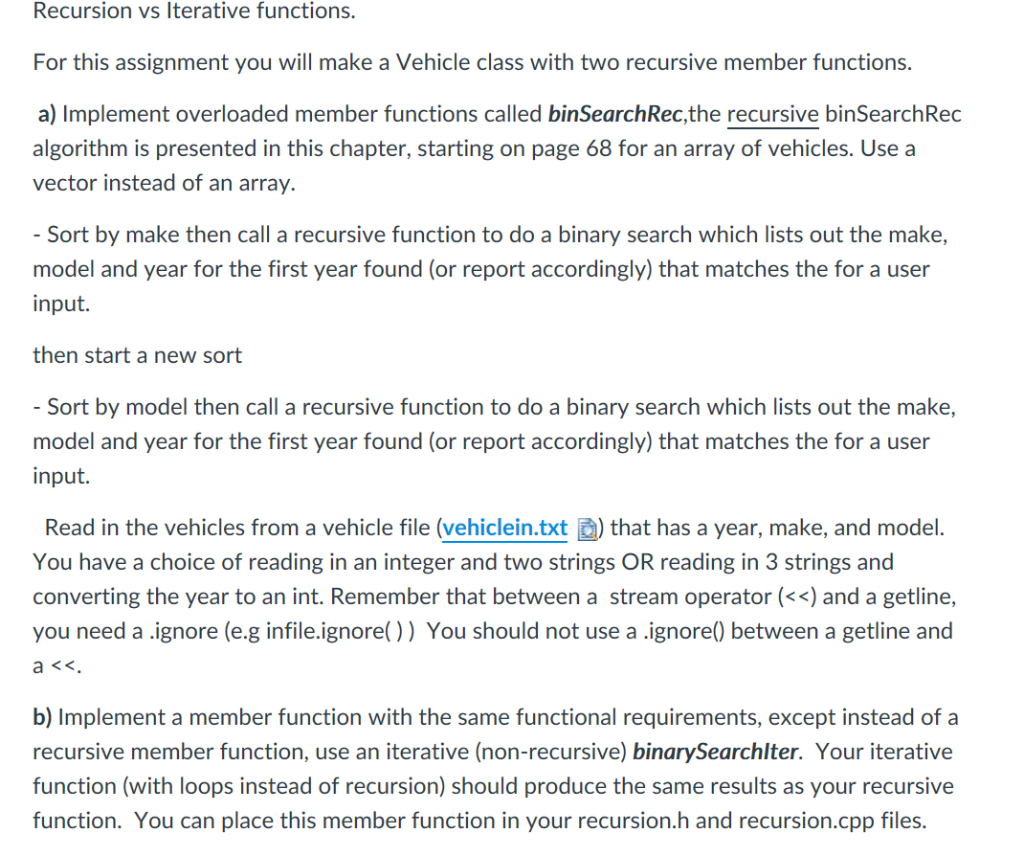 1024x856 Solved Recursion Vs Iterative Functions For This Assignm