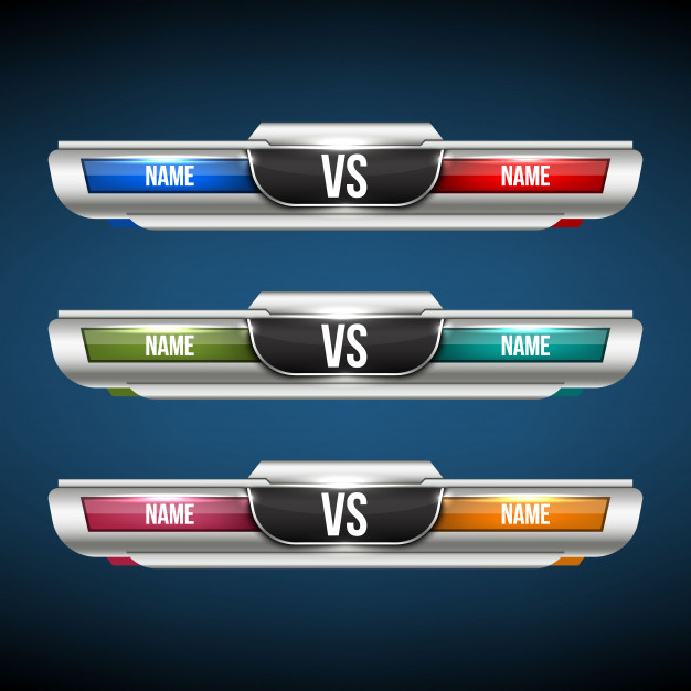 626x626 Versus Vs Team Set Vector Premium Download