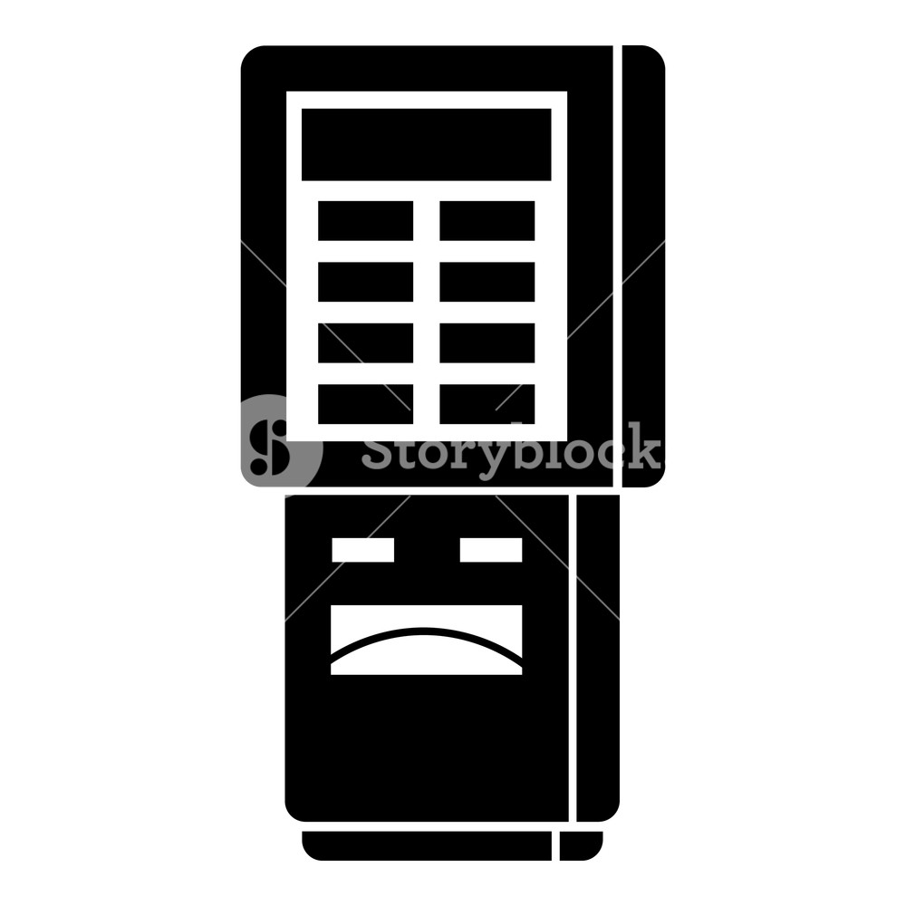 1000x1000 Street Vending Machine Icon Simple Illustration Of Street Vending