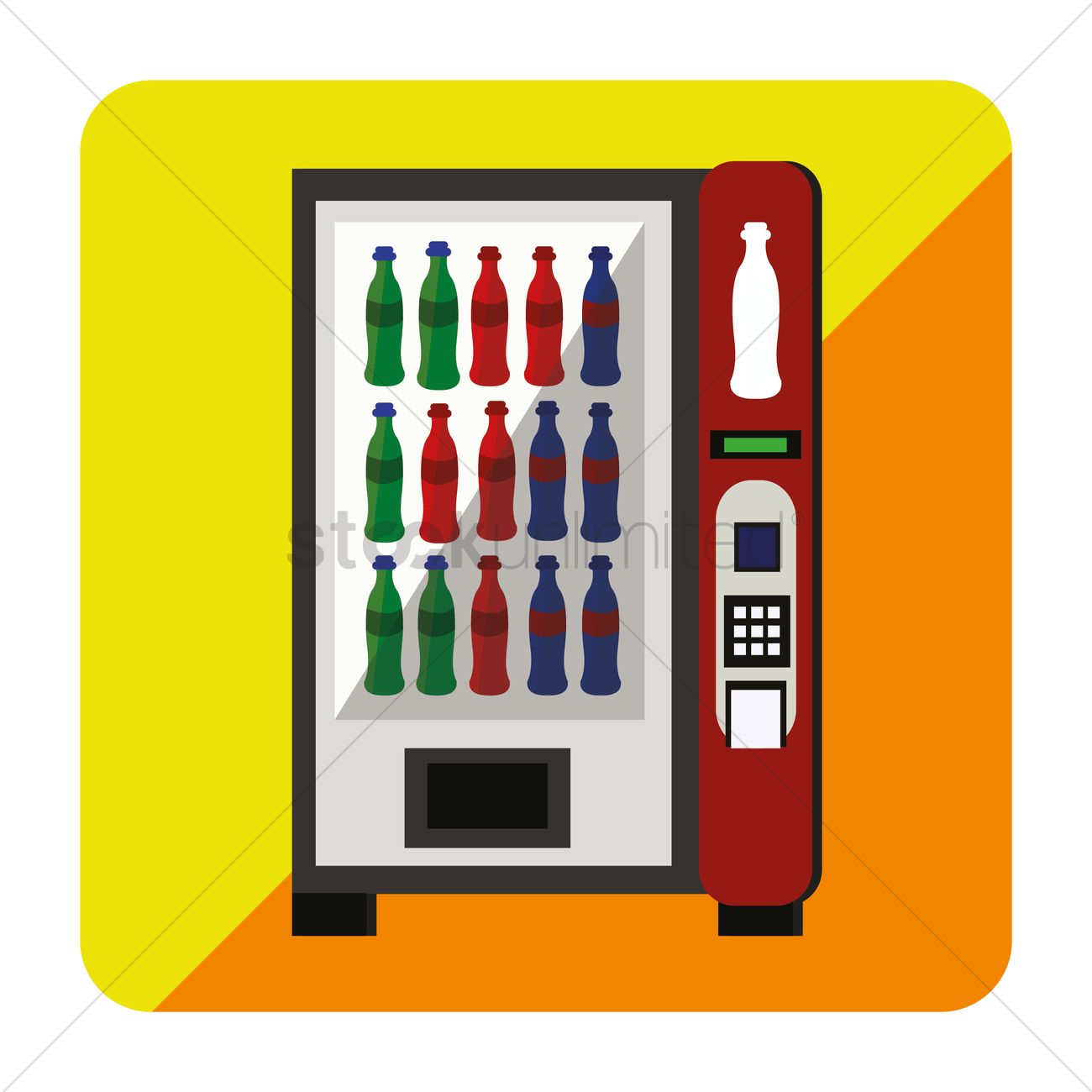 Vending Machine Vector at Collection of Vending