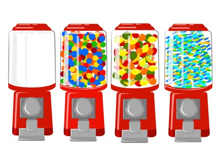 450x321 Vending Machine Vector Illustration Flat Design Elements Vector