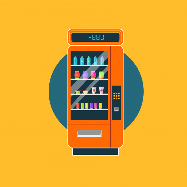 626x626 Food Vending Machine Vector Premium Download