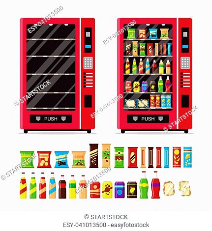 431x470 Vending Machine Vector Set Stock Photos And Images Age Fotostock