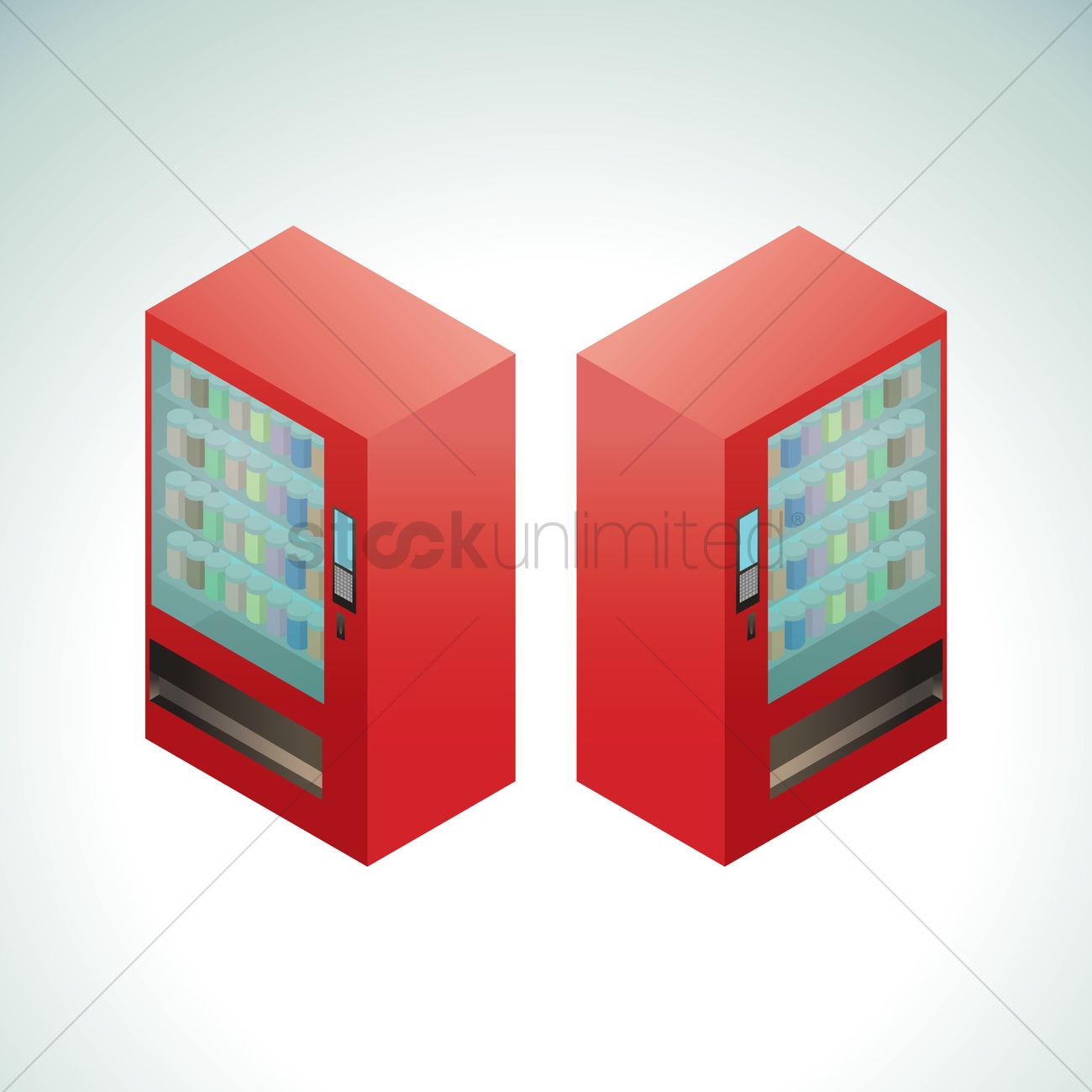 1300x1300 Vending Machines Vector Image