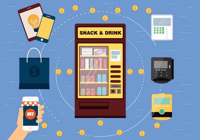700x490 Free Vector Vending Machine