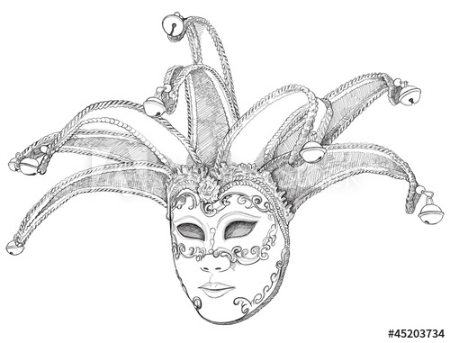 500x381 Venetian Mask