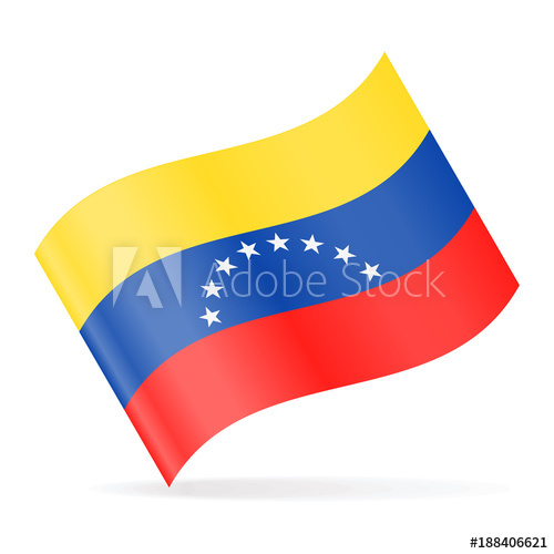 500x500 Venezuela Flag Vector Waving Icon