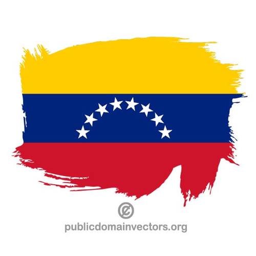 500x500 Painted Flag Of Venezuela