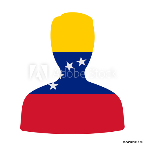 Man With Flag Of Venezuela Vector Illustration 500x500 Man With Flag Of Venezuela Vector Illustration