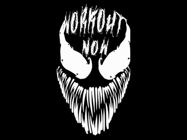 600x450 Venom Gym Vector T Shirt Design