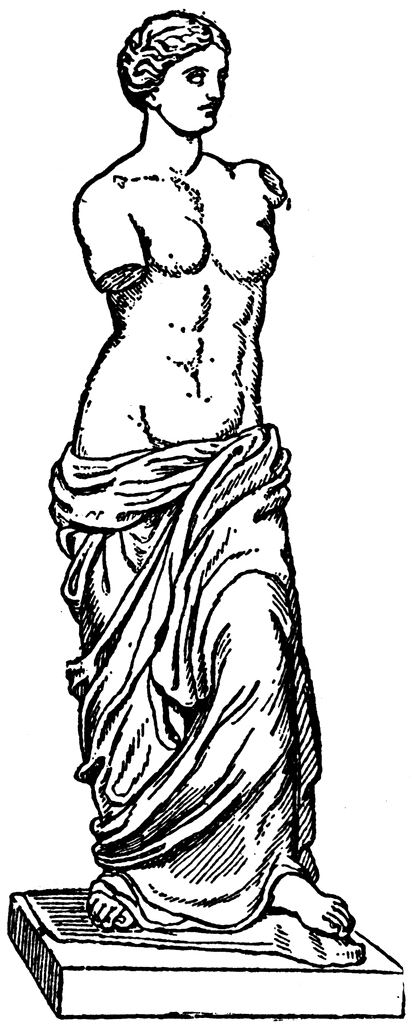 Venus De Milo Clipart Etc 415x1024 Venus De Milo Clipart Etc