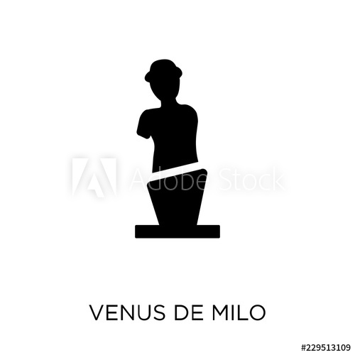 Venus De Milo Icon Venus De Milo Symbol Design From Museum 500x500 Venus De Milo Icon Venus De Milo Symbol Design From Museum