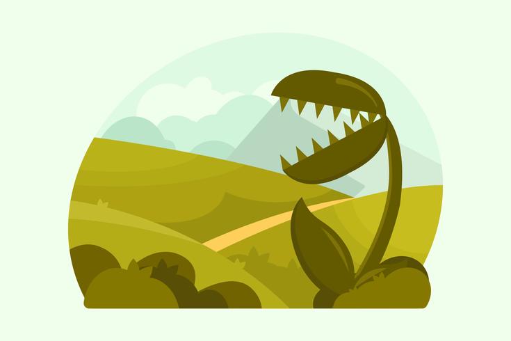 735x490 Venus Fly Trap Vector