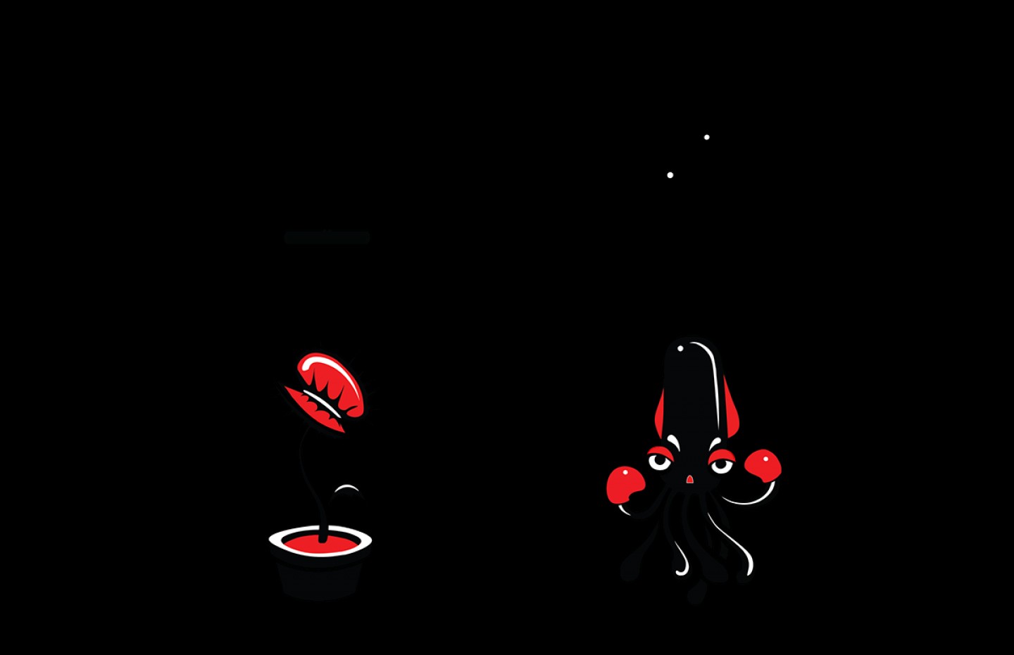 1440x931 Vector Icons Squid And Venus Flytrap Cqrecords