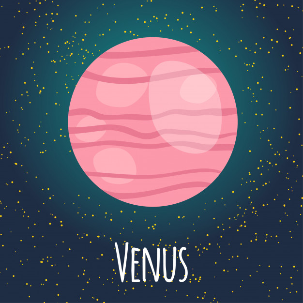 626x626 Illustration Planet Venus Vector Premium Download
