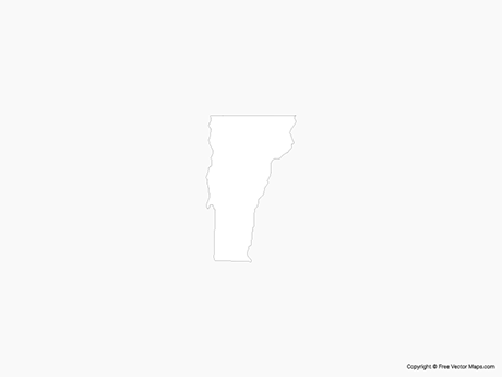 Vector Maps Of Vermont Free Vector Maps 460x345 Vector Maps Of Vermont Free Vector Maps